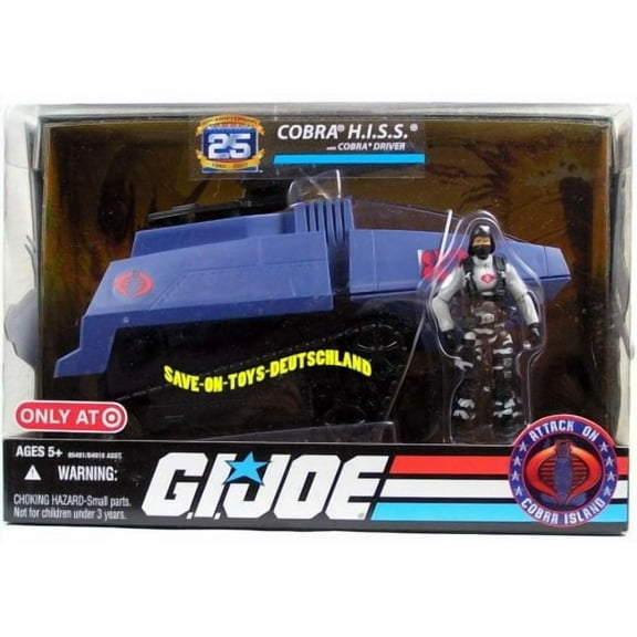 GI Joe 25th Anniversary Cobra H.I.S.S. with Cobra Driver - Attack on Cobra Island