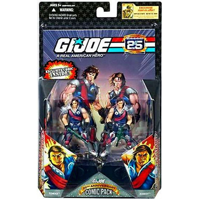 GI Joe 25th Anniversary Wave 3 Comic Pack Tomax & Xamot Action