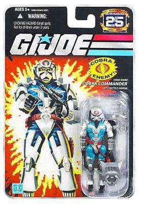 G.I. Joe 25th Anniversary Cobra Commander with Battle Armor 3.75