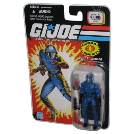 GI Joe Cartoon Series (2007) Hasbro Cobra Commander Leader 3.75 Inch Figure - (Back Card Tear)