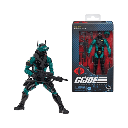 GI Joe Classified Series Cobra Night-Viper Action Figure Hasbro #187