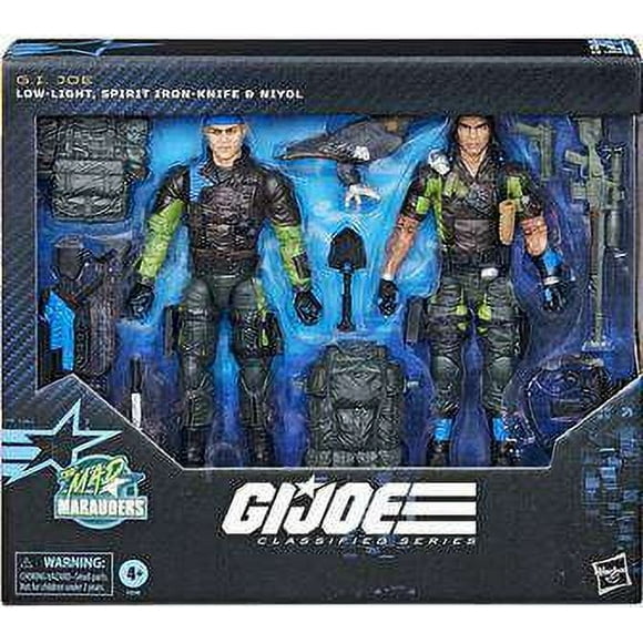 GI Joe Classified Series Low-Light & Spirit Iron-Knife Action Figure 2-Pack (Mad Marauders)