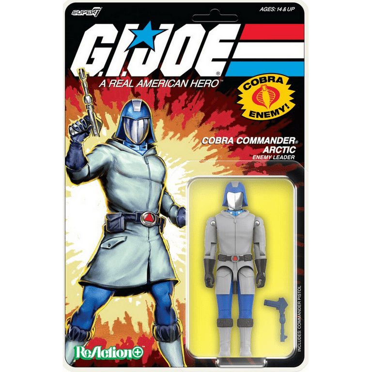 G.I. JOE Cobra Commander 未開封 Gijoe 激レア G.I. Joe Cobra Commander Arctic Enemy Leader Super7 Reaction