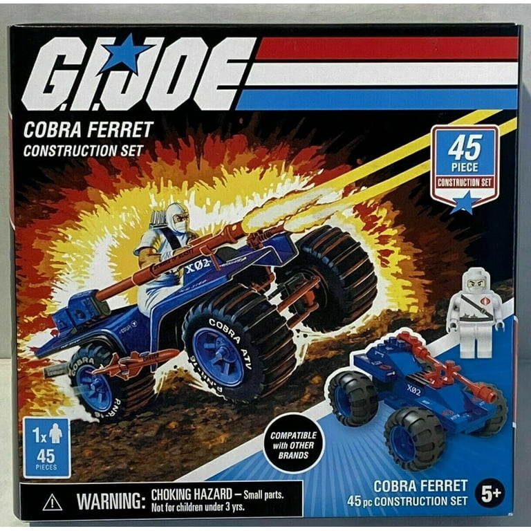 GI Joe Cobra Ferret & Storm Shadow 45 Pc Construction Set