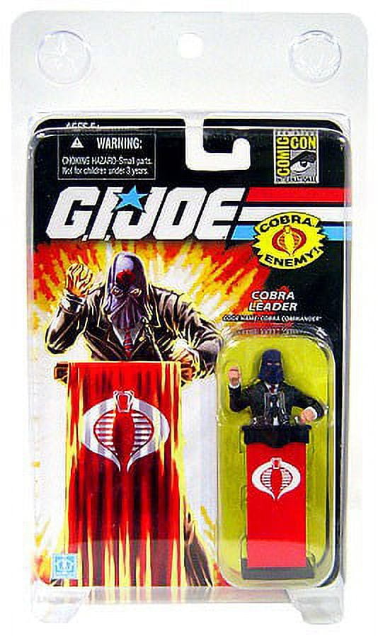 GI Joe Cobra Leader Action Figure [Black Suit] - Walmart.com
