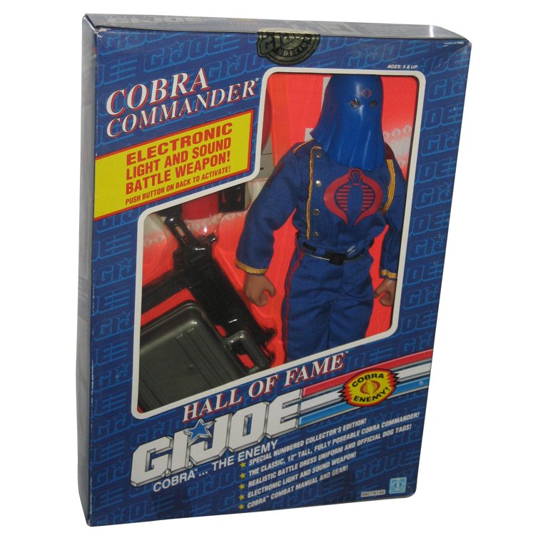 GI Joe Hall of Fame (1991) Electric Sound & Weapon Cobra Commander 12-Inch  Figure -