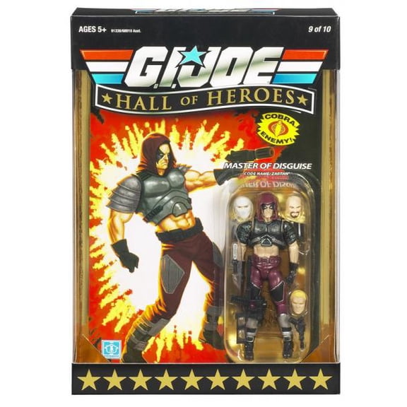 GI Joe Hall of Heroes Series 1 Zartan 3.75" Action Figure