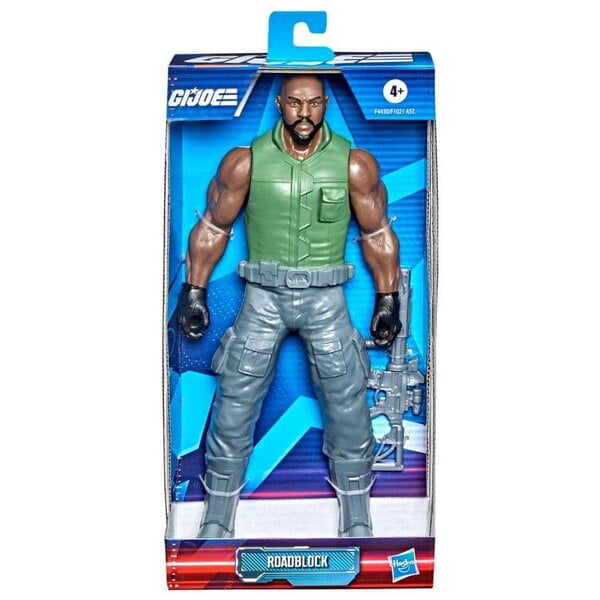 GI Joe ROADBLOCK 9 Inch Action Figure with Assault Rifle Toy