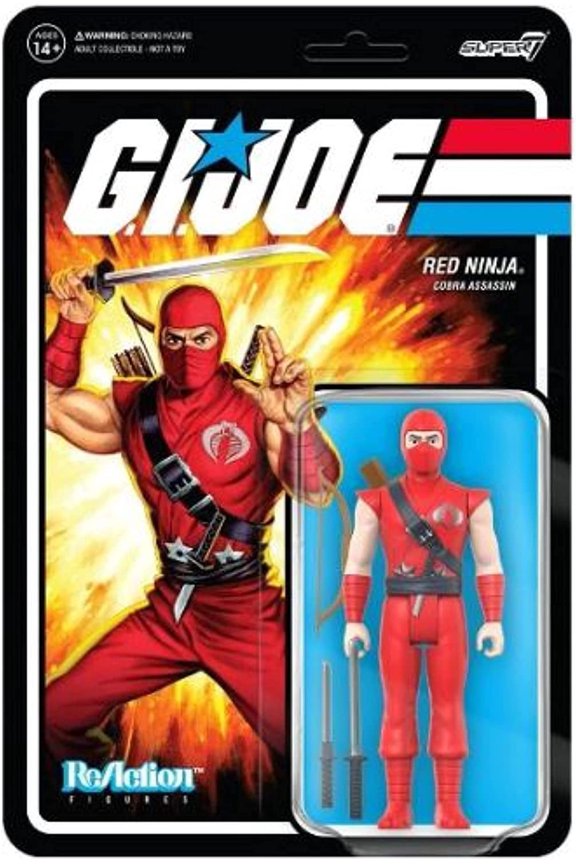 GI Joe Reaction Figure Red Ninja Wave 3 - Cobra Assassin