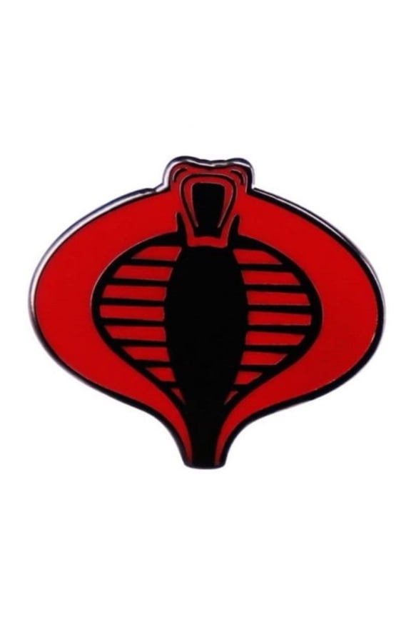 GI Joe Red Cobra .75 Inch Tall Enamel Metal Pin