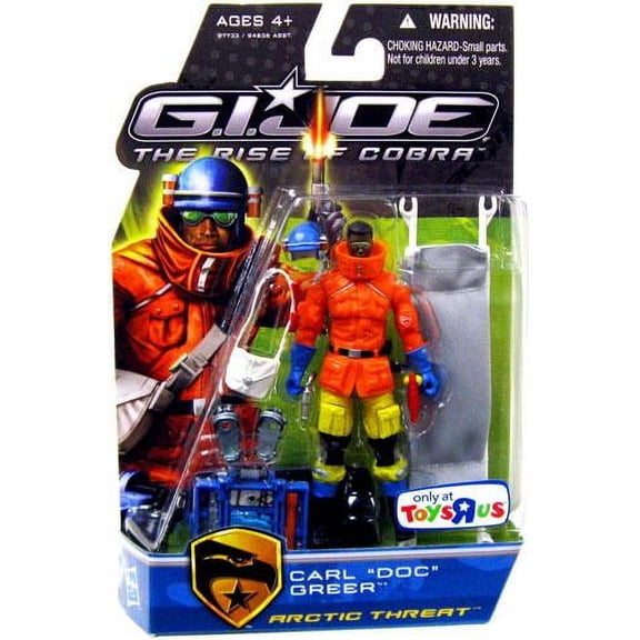 GI Joe Rise of Cobra Carl Doc Greer Arctic Threat (2009) Hasbro 3.75 Inch Figure