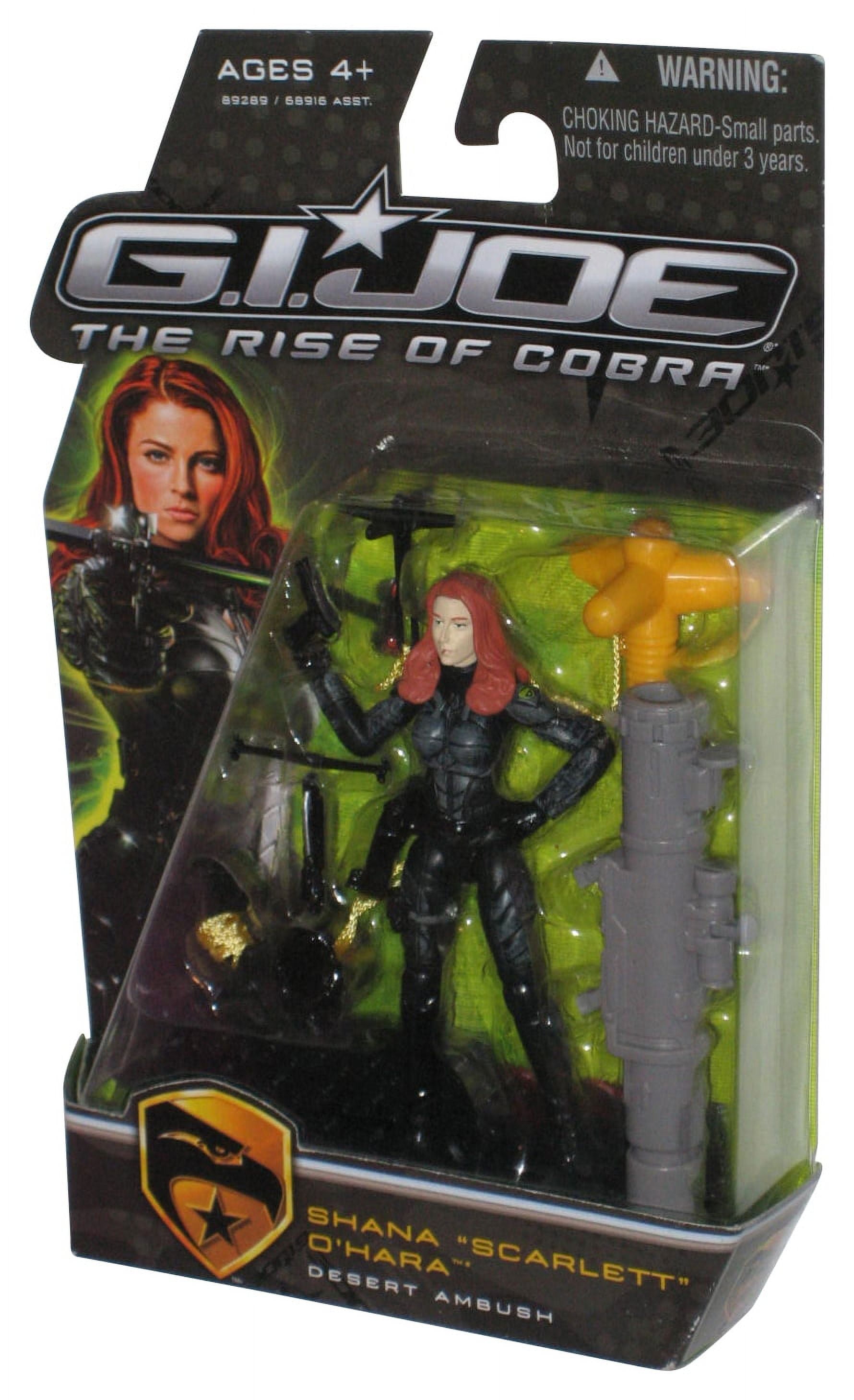 GI Joe Rise of Cobra Shana Scarlett O' Hara Desert Ambush (2008) Hasbro ...