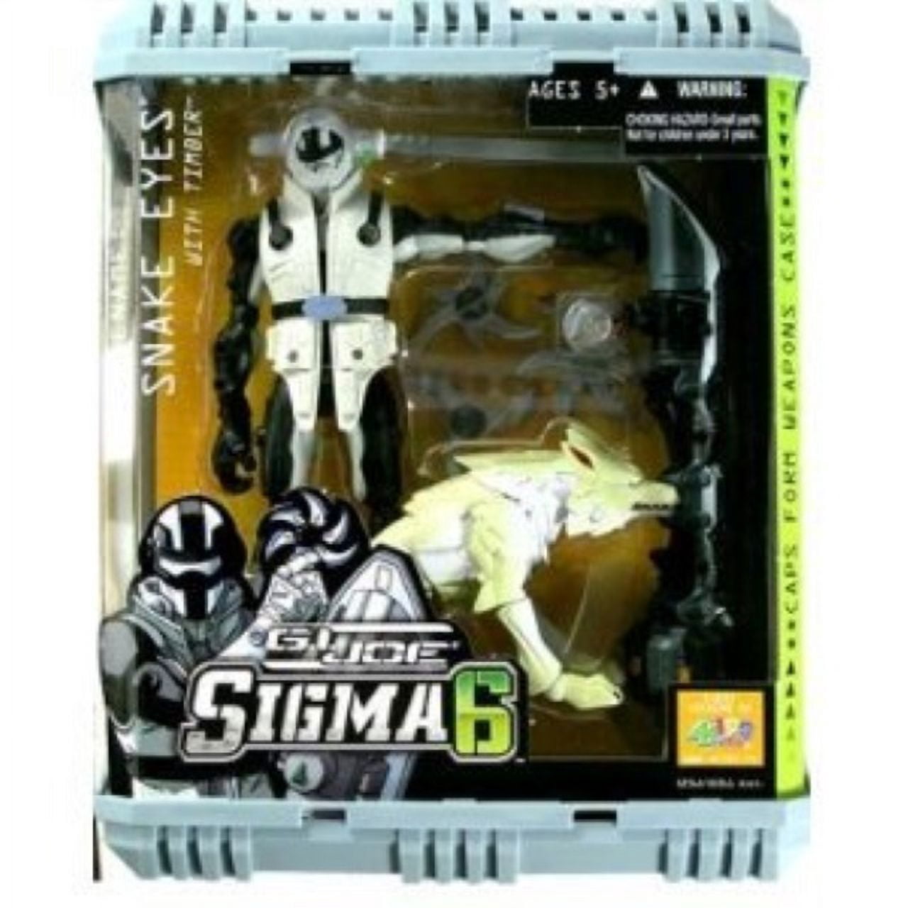 GI Joe Sigma 6 Snake Eyes Action Figure - Walmart.com