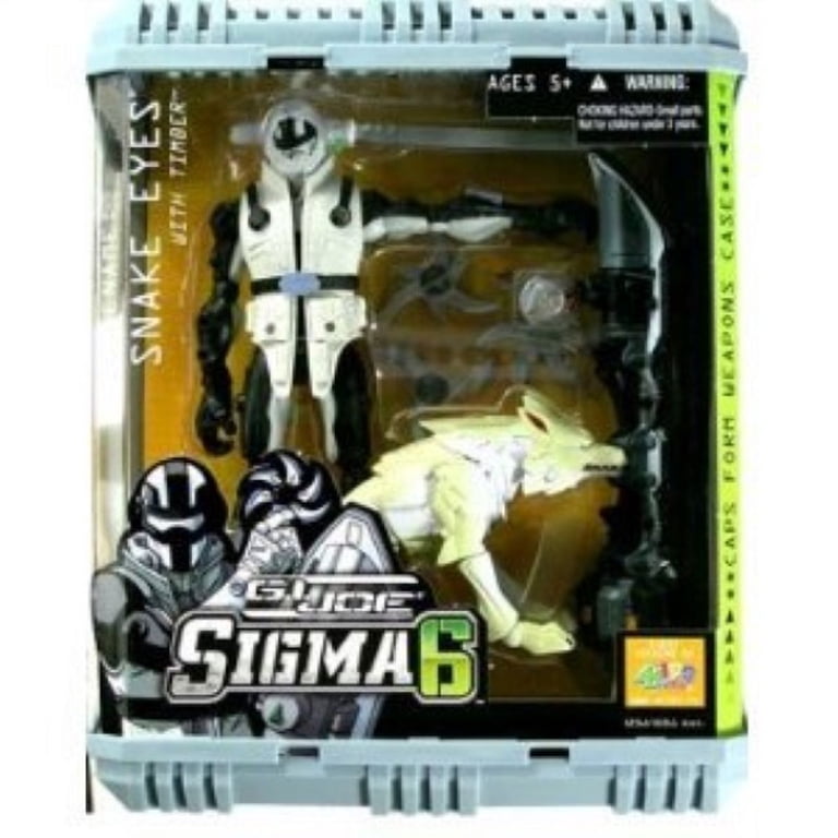 G.I. JOE Sigma 6 Snake Eyes フィギュア GI Joe Sigma 6 Snake Eyes Action Figure - Walmart.com