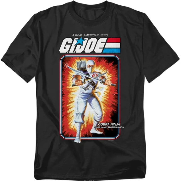 GI Joe "Storm Shadow" Mens Unisex T-Shirt Available in Sm- 5x -new
