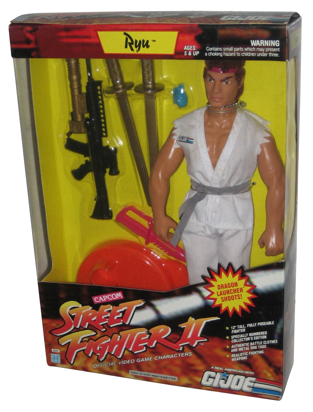 GI Joe Street Fighter II Edition 1993 Hasbro Ryu 12 Inch Action