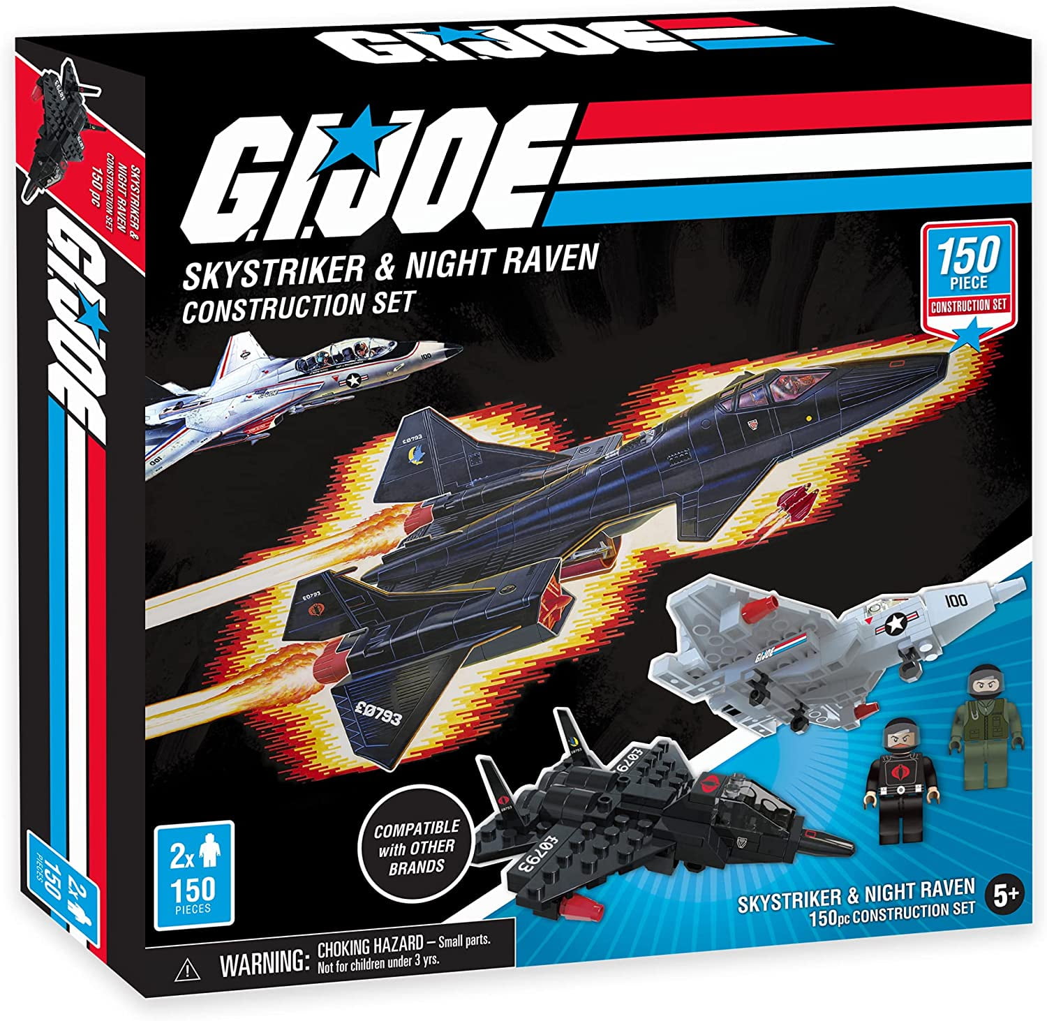 GI Joe Skystriker & Night Raven Action Figurines