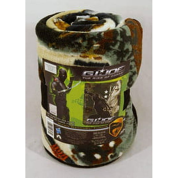 GI Joe The Rise of Cobra 50 x 60 inch Dueling Brothers Micro Raschel Throw Blanket