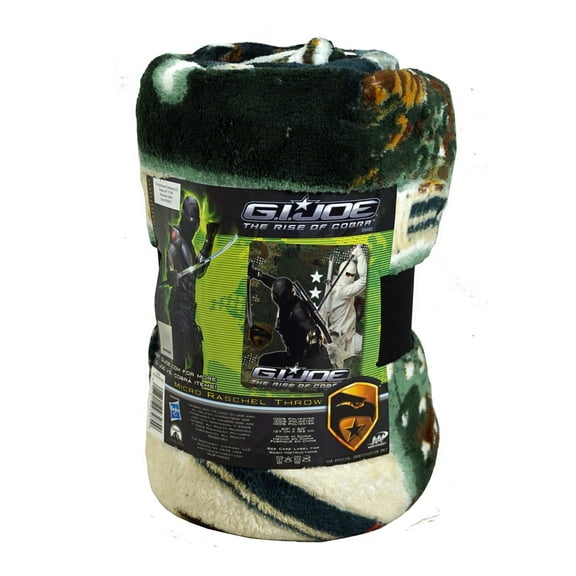 GI Joe The Rise of Cobra 50x60 Micro Raschel Throw Blanket