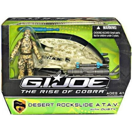 GI Joe The Rise of Cobra Desert Rockslide A.T.A.V. 3.75" Action Figure Vehicle