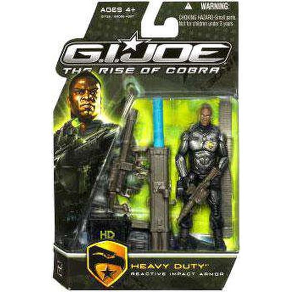 GI Joe The Rise of Cobra Heavy Duty Action Figure (Reactive Impact Armor)