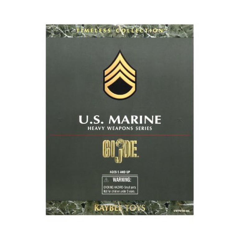 【未使用】U.S. Marine Heavy Weapons Series GI Joe U.S. Marine Heavy Weapons Series - African American Version