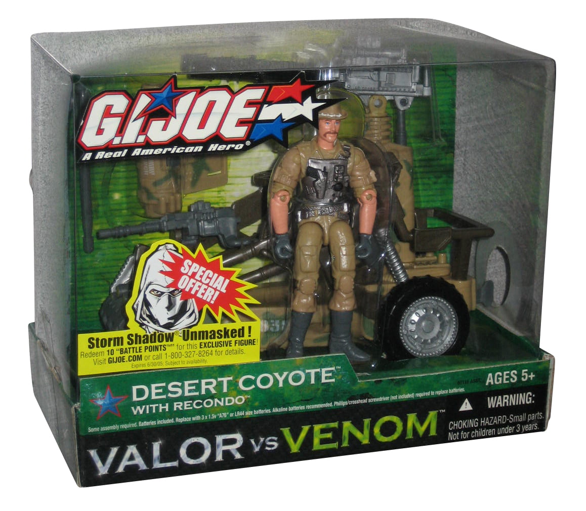 G.I. JOE VALOR vs Venom DART with Gun Station Action Figure - MOC