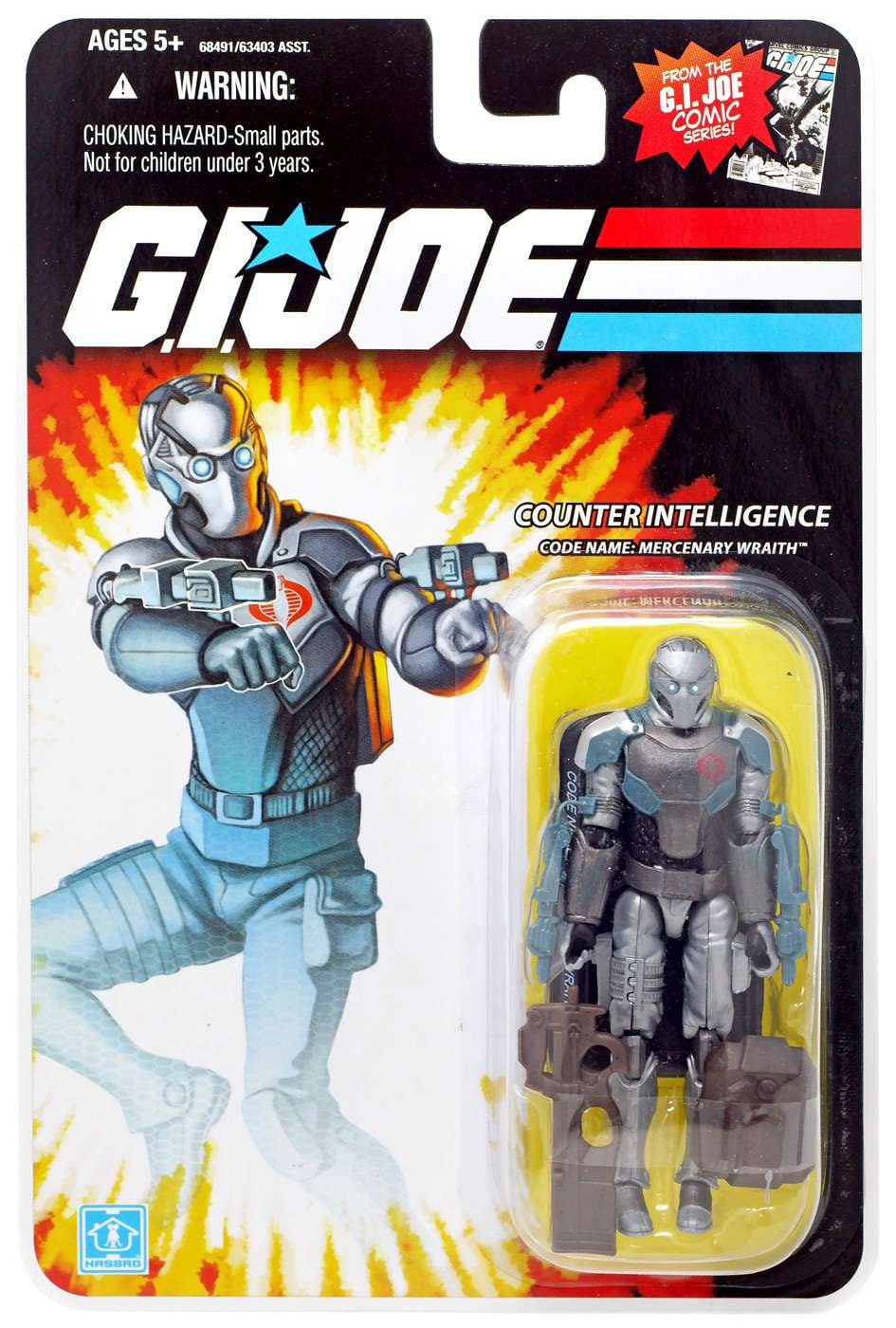 Wraith Gi Joe GI Joe Wave 10 Mercenary Wraith 3.75 Action Figure - Walmart.com