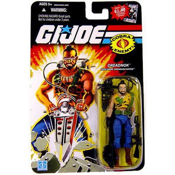 G.I. Joe 25th Anniversary Cobra Dreadnok Ripper Action Figure 2008 Hasbro #89945