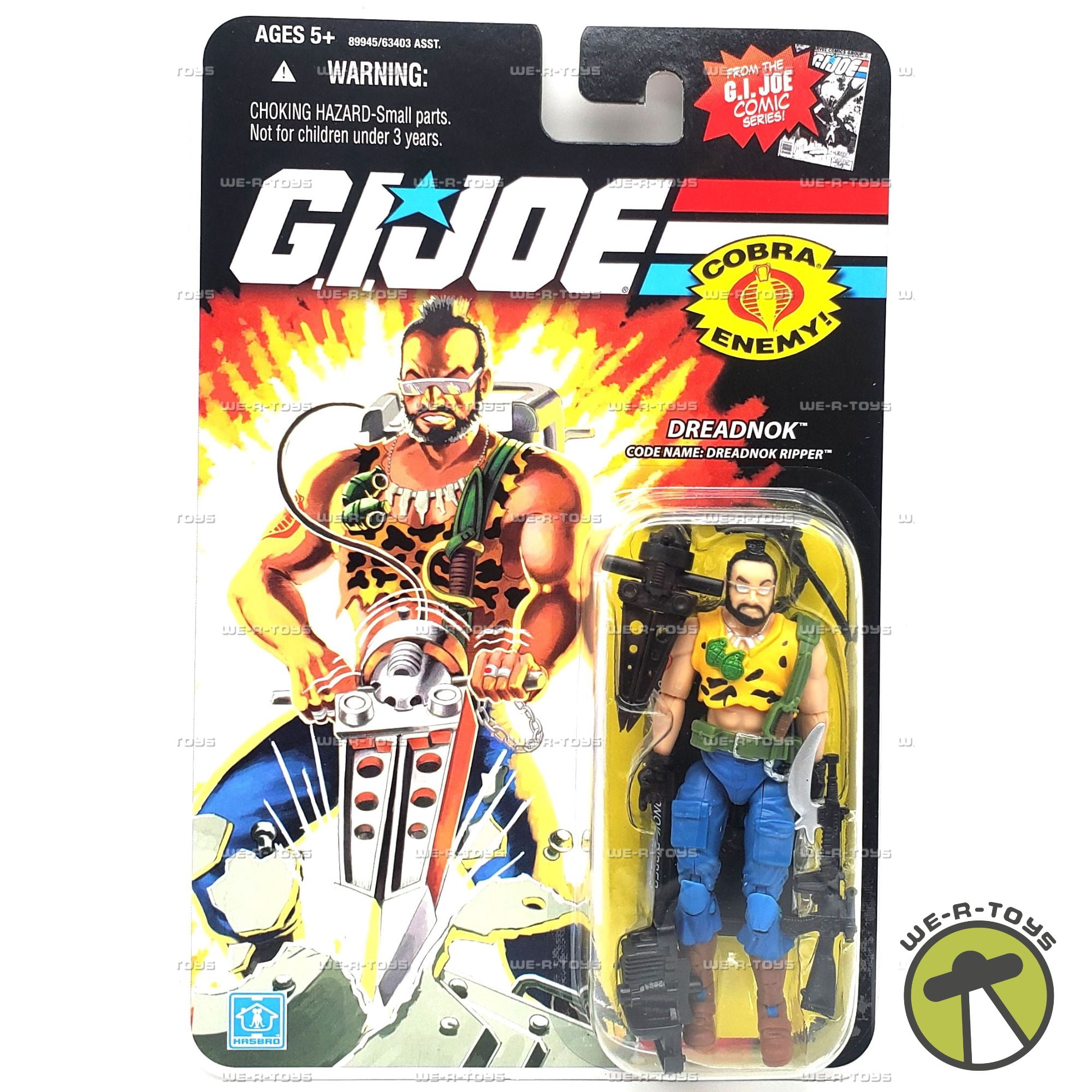 G.I. Joe 25th Anniversary Cobra Dreadnok Ripper Action Figure 2008