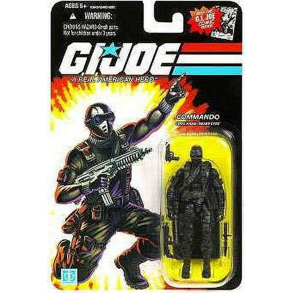 G.I. Joe 25th Anniversary Commando Snake Eyes Action Figure 2007 Hasbro