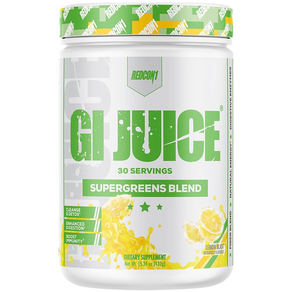 GI Juice Supergreens Blend Cleanse & Detox Lemon Blast (15.24 Oz