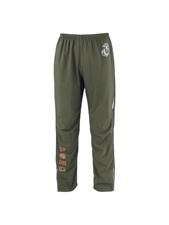 GI Men's USMC New Balance Physical Training Uniform Pants, Running Pants, Lightweight and Water-Resistant OD, Made in USA