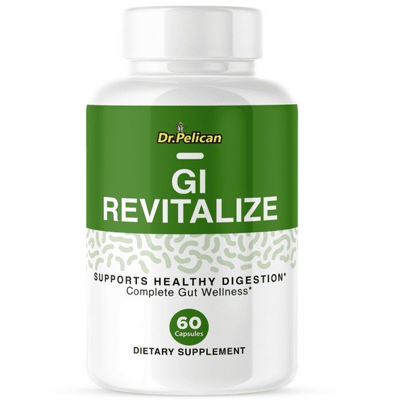GI Revitalize -Digestive Support- 60 Capsules- Dr. Pelican