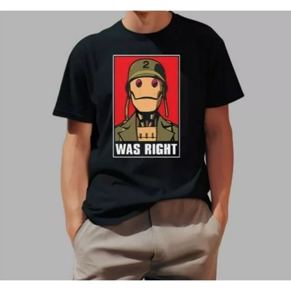 GI Robot Was Right Shirt 2025 Size S to 5 XL . Shirt GI Robot Was Right
