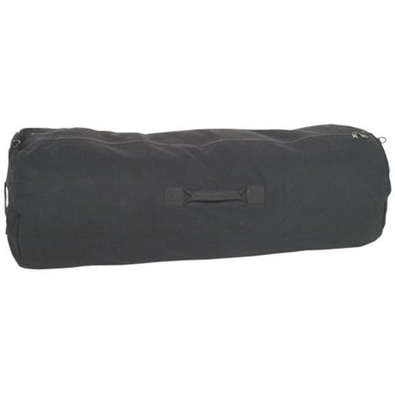 GI Style 25 x 42 in. Zip Duffle Bag - Black