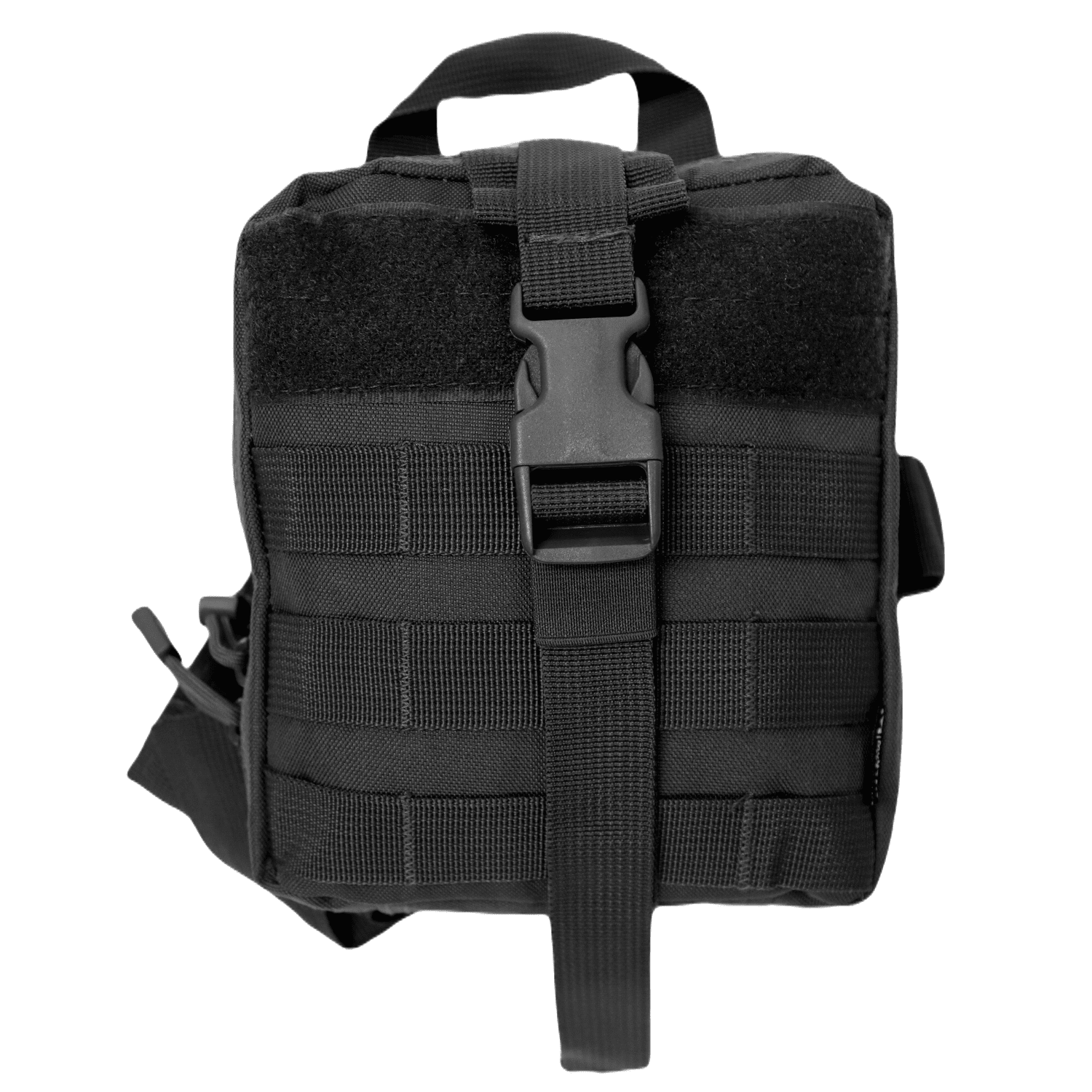 GI Style MOLLE "Tear-away" Drop Leg IFAK First-Aid Pouch, Water-Resistant Nylon