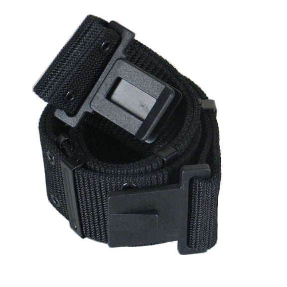 GI Style Pistol Belt, Quick Release, Black, Size Medium, New