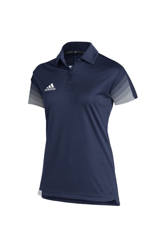 GI6791 Adidas Sideline 21 Primeblue Polo Shirt Team Navy Blue/White M