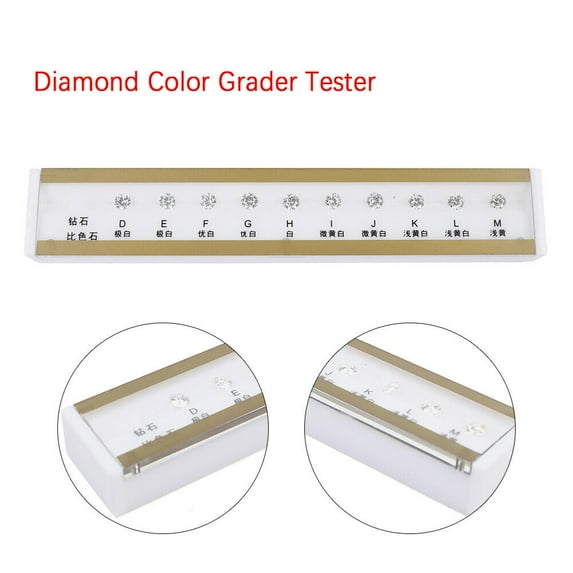 GIA Master Set 10CT Diamond Color Grader Tester D-M Color 10Stone Reference Tool 10 Colors GIA Master Set 10CT Diamond Color Grading Grader Tester Tool D-M