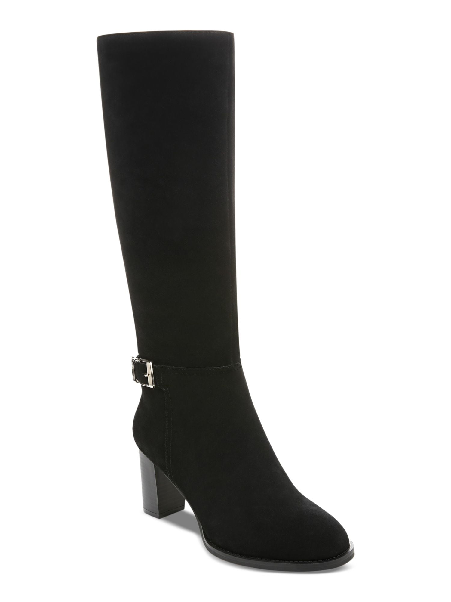 Giani Bernini Womens Rozario Leather Almond Toe Knee High Fashion Boots Black Size 12