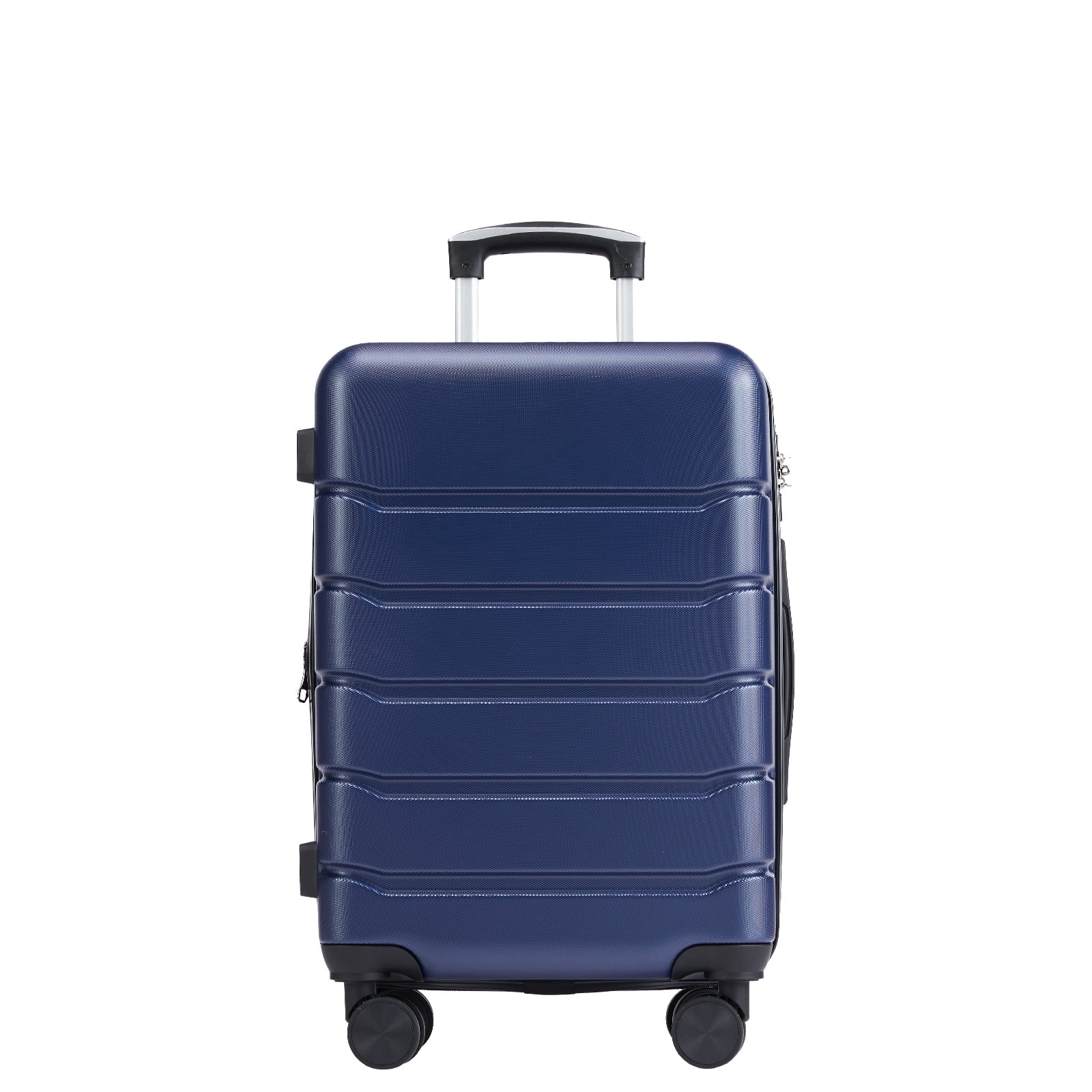 CONCETTA 20 Inch Carry on Luggage with Spinner Wheels, Hard Shell ABS Suitcase Lightweight Expandable Rolling Luggage, Blue