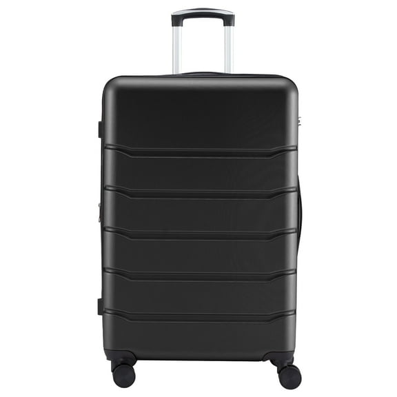 JOINSUN 28 Inch Hardside Expandable Luggage with Spinner Wheels, Checked-Large Lightweight Expandable Rolling Luggage with TSA Lock, Black