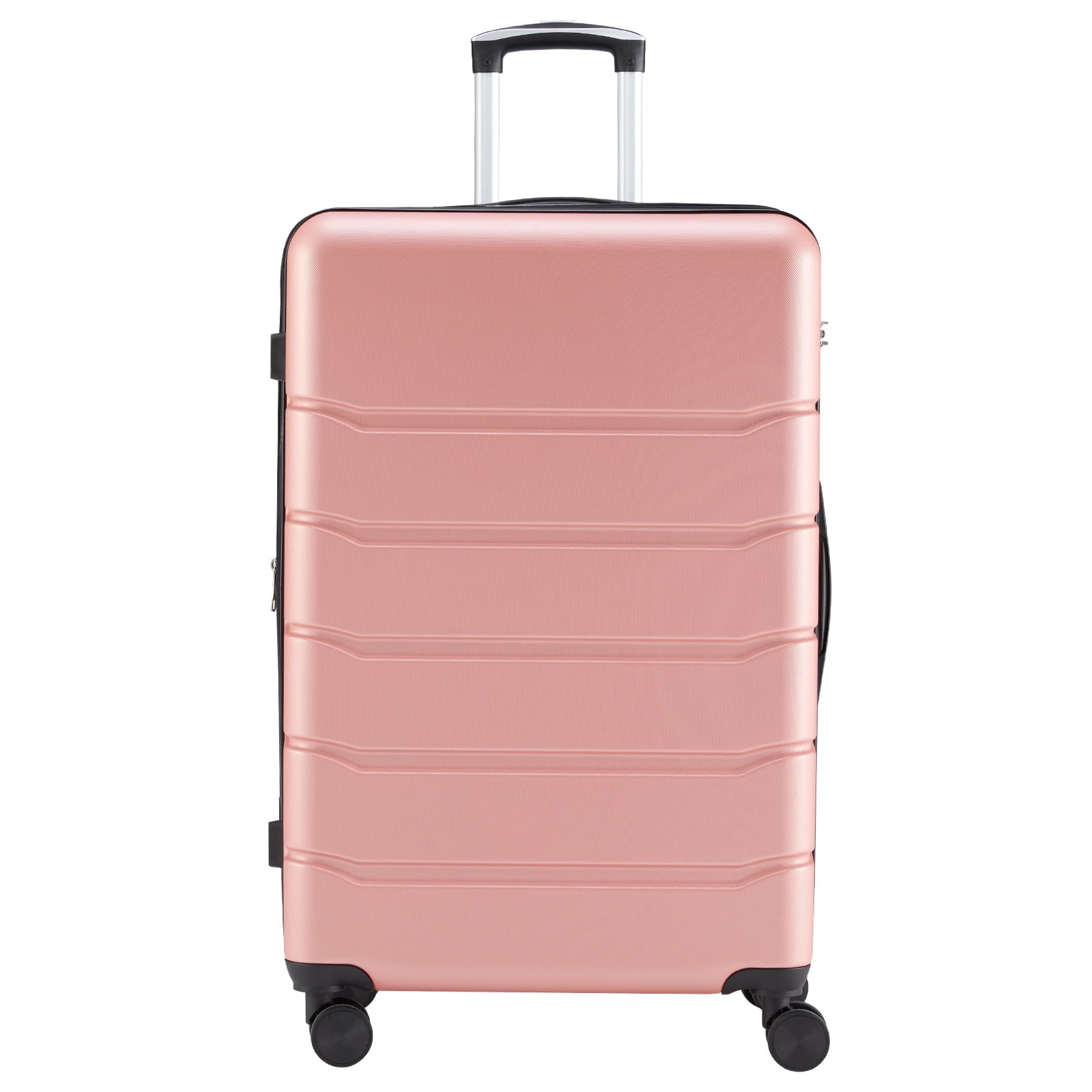 CONCETTA 28 Inch Hardside Expandable Luggage with Spinner Wheels, Checked-Large Lightweight Expandable Rolling Luggage with TSA Lock, Pink