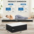 thumbnail image 1 of Gianna 3" Twin Size Tri-fold Memory Foam Mattress, Foldable Mattress, 1 of 7