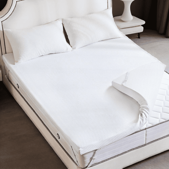 GIANNA 4 Inch Gel Memory Foam Mattress Topper Twin Size, Breathable Bed ...