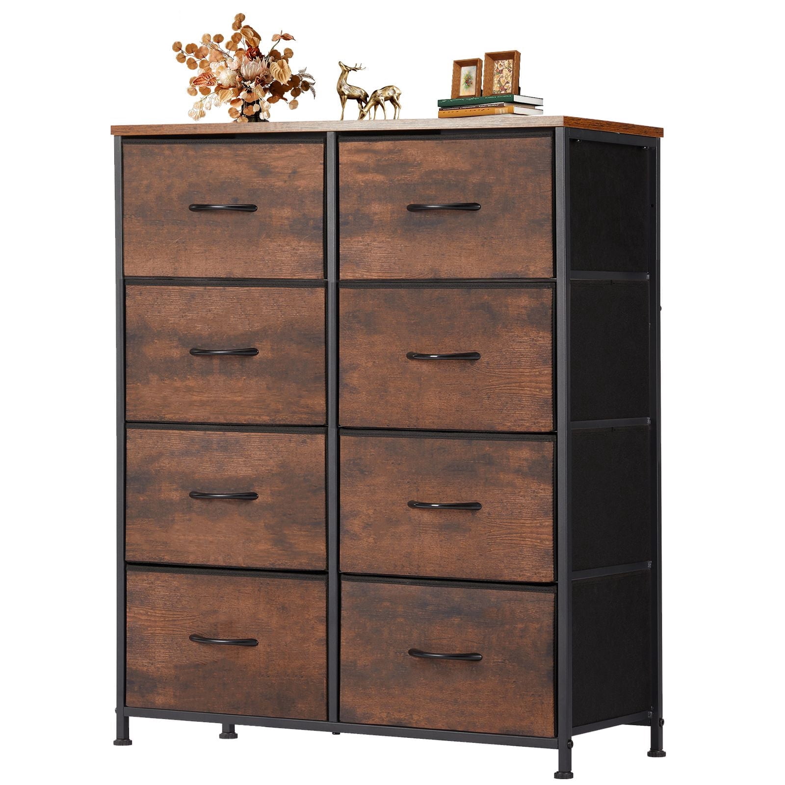JIOABL 8 Drawer Chest Organizer with Fabric Bins, Dresser for Bedroom, Tall Steel Frame, Black - Walmart.com JIOABL 8 Drawer Chest Organizer with Fabric Bins, Dresser for Bedroom, Tall Steel Frame, Black - Walmart.com