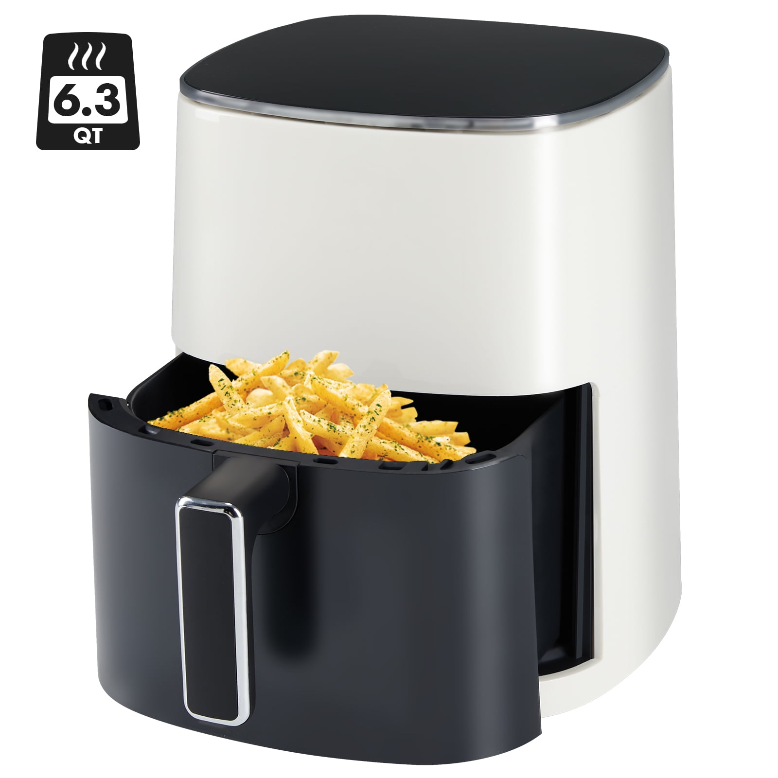 GIANNA Air Fryer 6 Quart Capacity, 12-in-1 Air Fry, Roast, Reheat, Dehydrate, Bake, Steam with 400F, Beige