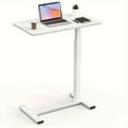 thumbnail image 1 of GIANNA Bedside table with wheels, adjustable height bedside table for home use, rolling laptop table, mobile standing desk, 1 of 8
