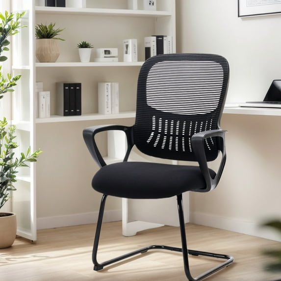 JOINSUN Desk Chair for Conference Reception Guest,No Wheels,2 Packs